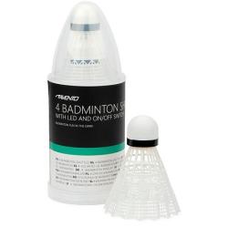 Avento LED Shuttles 4 bedmintonové loptičky