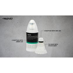 Avento LED Shuttles 4 badmintonové míčky