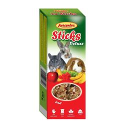 Avicentra Deluxe Tyčinka Králík, morče, činčila ovoce (2 ks)