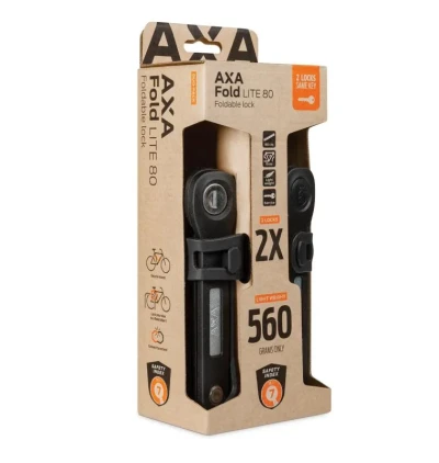 AXA Zámek Fold Lite 80 Duo Pac