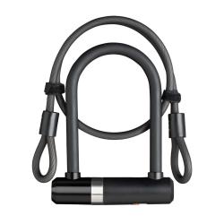 Axa Zámok Newton Ul Mini 150/14 + Kábel 100/8 Kľúč Čierna