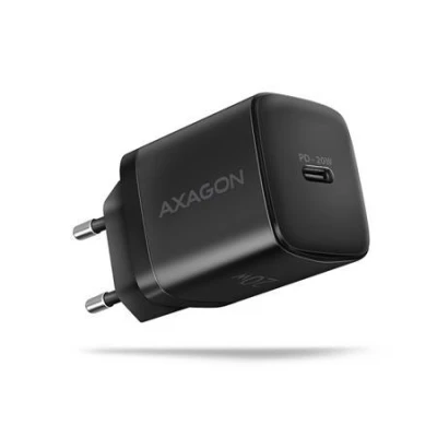Axagon ACU-PD20, nabíječka do sítě 20W, 1x port USB-C, PD3.0/PPS/QC4+/AFC/Apple, černá Axagon ACU-PD20, nabíječka do sítě 20W, 1x port USB-C, PD3.0/PPS/QC4+/AFC/Apple, černá