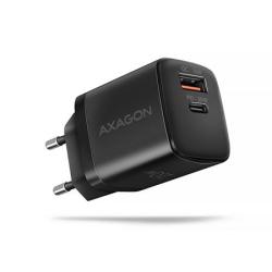 AXAGON ACU-PQ20 nabíječka do sítě 20W, 2x port (USB-A + USB-C), PD3.0/PPS/QC4+/AFC/Apple, černá AXAGON ACU-PQ20 nabíječka do sítě 20W, 2x port (USB-A + USB-C), PD3.0/PPS/QC4+/AFC/Apple, černá