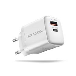 AXAGON ACU-PQ30W Sil nabíječka do sítě 30W, 2x port (USB-A + USB-C), PD3.0/PPS/QC4+/AFC/Apple, bílá AXAGON ACU-PQ30W Sil nabíječka do sítě 30W, 2x port (USB-A + USB-C), PD3.0/PPS/QC4+/AFC/Apple, bílá