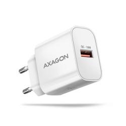 AXAGON ACU-QC18W, Nabíječka do sítě 18W, 1x port USB-A, QC3.0/AFC/Apple, bílá AXAGON ACU-QC18W, Nabíječka do sítě 18W, 1x port USB-A, QC3.0/AFC/Apple, bílá
