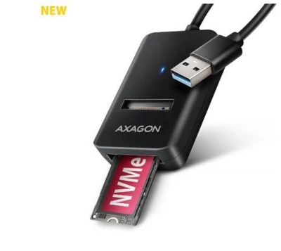 Axagon ADM2-AM USB-A 10Gbps - M.2 NVMe SATA SSD adaptér, kabel USB-A 10cm Axagon ADM2-AM USB-A 10Gbps - M.2 NVMe SATA SSD adaptér, kabel USB-A 10cm