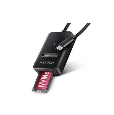 Axagon ADM2-CM USB-C 10Gbps - M.2 NVMe SATA SSD adaptér, kabel USB-C 10cm Axagon ADM2-CM USB-C 10Gbps - M.2 NVMe SATA SSD adaptér, kabel USB-C 10cm