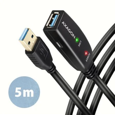 Axagon ADR-305, USB3.2 aktivní prodlužovací / repeater kabel, 5m