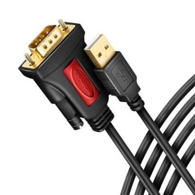 Axagon ADS-1PSN, USB-A 2.0 - sériový RS-232 DB9-M Prolific adaptér / kabel 1.5m