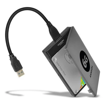 Axagon ADSA-1S6, USB3.0 - SATA 6G UASP HDD/SSD adaptér vč. 2.5" pouzdra
