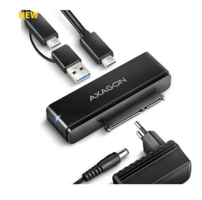 Axagon ADSA-FPX, USB-C 10Gbps - SATA 6G, 2.5"/3.5" SSD/HDD FAST PORT X adaptér, vč. AC napáječe Axagon ADSA-FPX, USB-C 10Gbps - SATA 6G, 2.5"/3.5" SSD/HDD FAST PORT X adaptér, vč. AC napáječe