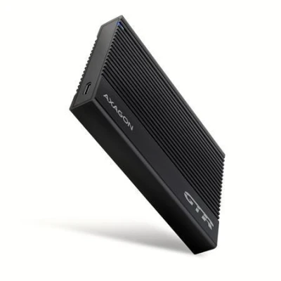 Axagon EE25-GTR, USB-C 10Gbps - SATA 6G 2.5" RIBBED box, černý Axagon EE25-GTR, USB-C 10Gbps - SATA 6G 2.5" RIBBED box, černý