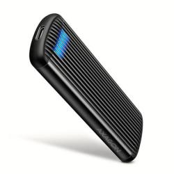 AXAGON EEM2-SC, USB-C 10Gbps externí box pro M.2 NVMe SSD, bezšroubový, žebrovaný hliník