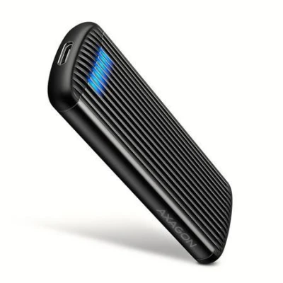 Axagon EEM2-SC, USB-C 10Gbps externí box pro M.2 NVMe SSD, bezšroubový, žebrovaný hliník Axagon EEM2-SC, USB-C 10Gbps externí box pro M.2 NVMe SSD, bezšroubový, žebrovaný hliník