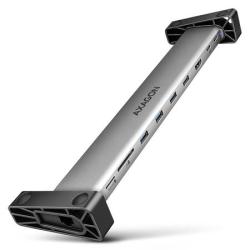 AXAGON HMC-10HLS, USB 5Gbps hub, 4x USB-A, USB-C, HDMI 4k/60Hz, PD 100W, kabel USB-C 25cm AXAGON HMC-10HLS, USB 5Gbps hub, 4x USB-A, USB-C, HDMI 4k/60Hz, PD 100W, kabel USB-C 25cm