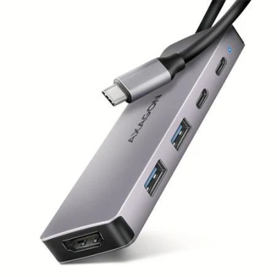 Axagon HMC-5H60, USB 5Gbps hub, porty 2x USB-A, 1x USB-C, HDMI 4k/60, PD 100W, kabel USB-C 15cm Axagon HMC-5H60, USB 5Gbps hub, porty 2x USB-A, 1x USB-C, HDMI 4k/60, PD 100W, kabel USB-C 15cm