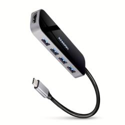 AXAGON HMC-6H4A, USB 3.2 Gen 1 hub, porty 4x USB-A, HDMI 4k/30Hz, PD 100W, kabel USB-C 20cm AXAGON HMC-6H4A, USB 3.2 Gen 1 hub, porty 4x USB-A, HDMI 4k/30Hz, PD 100W, kabel USB-C 20cm