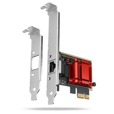 Axagon PCEE-G25, PCIe síťová karta - 2,5 Gigabit Ethernet port (RJ-45), Realtek RTL8125B,LP SP