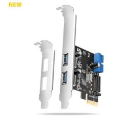 AXAGON PCEU-232RS, PCIe řadič, 2+2x USB 5Gbps port, SATA napájení, Renesas PD720201, SP LP AXAGON PCEU-232RS, PCIe řadič, 2+2x USB 5Gbps port, SATA napájení, Renesas PD720201, SP LP