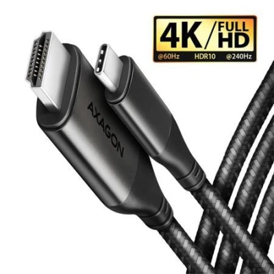 Axagon RVC-HI2MC, USB-C - HDMI 2.0A redukce / kabel 1,8m, 4K/60Hz Axagon RVC-HI2MC, USB-C - HDMI 2.0A redukce / kabel 1,8m, 4K/60Hz