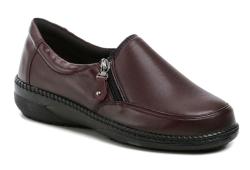 Axel 9734S-W135 bordové dámske topánky šírka H
