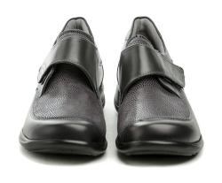 Axel AXCW010 šedé dámské polobotky šíře H