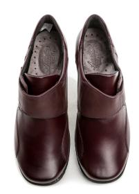 Axel AXCW032 vínové dámske poltopánky šírka H