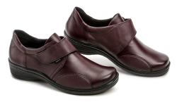 Axel AXCW032 vínové dámske poltopánky šírka H