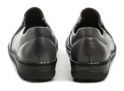 Axel AXCW065 šedé dámské polobotky boty šíře H