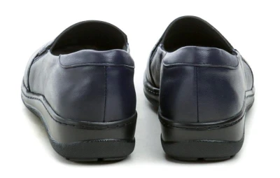 Axel AXW122a tmavě modré dámské polobotky šíře H
