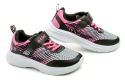Axim 2A25085R šedo ružové detské tenisky