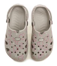 Axim 5K23765 šedé dívčí nazouváky