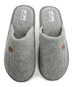 Axim 9P24079 šedé pánské papuče