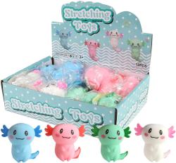 Axolotl silikonové zvířátko antistresové mačkací strečové 4 barvy Axolotl silikonové zvířátko antistresové mačkací strečové 4 barvy