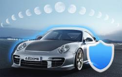 Azdome Přední kamera 1080p, vnitřní kamera 1080p a zadní kamera VGA V600-3CH, G-senzor
