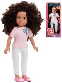 B-Friends panenka Mia 45cm tmavá pleť kudrnaté vlasy B-Friends panenka Mia 45cm tmavá pleť kudrnaté vlasy