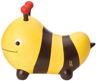 B-Toys Baby hopsadlo nafukovacie čmeliak Bizzi skákadlo set s pumpičkou