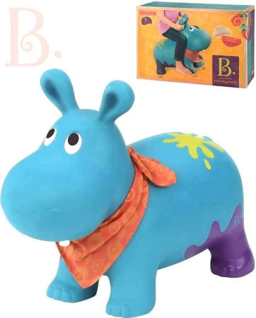 B-Toys Baby hopsadlo nafukovací hroch Hanky Pants skákadlo set s pumpičkou B-Toys Baby hopsadlo nafukovací hroch Hanky Pants skákadlo set s pumpičkou