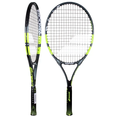 Babolat Carlitos JR 25 černo-žlutá juniorská tenisová raketa