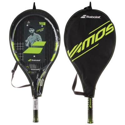 Babolat Carlitos JR 25 černo-žlutá juniorská tenisová raketa