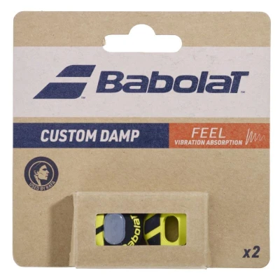 Babolat Custom Damp X2 2016 vibrastop černá-limetková Babolat Custom Damp X2 2016 vibrastop černá-limetková
