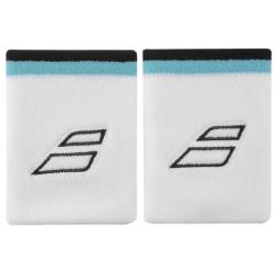 Babolat Terry Jumbo Wristband 2025 potítka bílá-modrá Babolat Terry Jumbo Wristband 2025 potítka bílá-modrá
