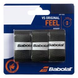 Babolat VS Original overgrip omotávka tl. 0,4 mm čierna-žltá Babolat VS Original overgrip omotávka tl. 0,4 mm čierna-žltá