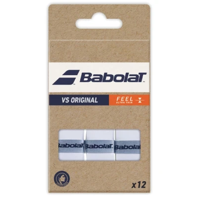 Babolat VS Original X12 overgrip omotávka tl. 0,43 mm bílá