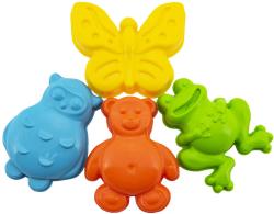 Bábovky na písek baby formičky zvířátka set 4ks mix barev plast