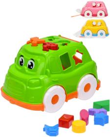 Baby autíčko set s vkládacími tvary různé barvy vkládačka pro miminko Baby autíčko set s vkládacími tvary různé barvy vkládačka pro miminko