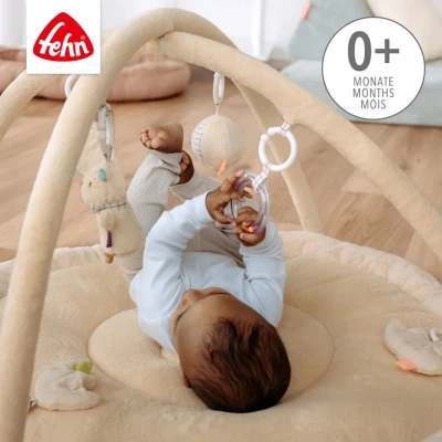 Baby Fehn 3D aktivity deka Capybara Clara béžová