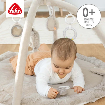 Baby Fehn 3D aktivity deka lenochod Lazy béžová