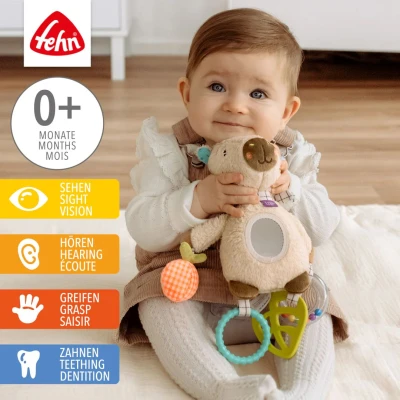 Baby Fehn Aktivity Capybara Clara závěsná motorická hračka
