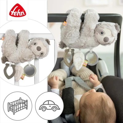 Baby Fehn Aktivity lenochod Lazy béžovo-hnědý